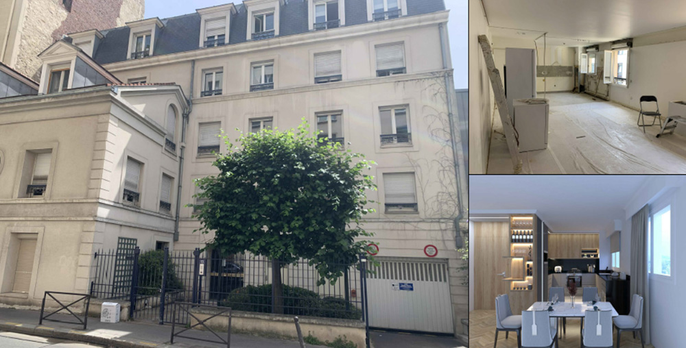 SITE UNDER CONSTRUCTION PARIS 75016, RUE BOILEAU House Interior Design Beirut & Architecture
